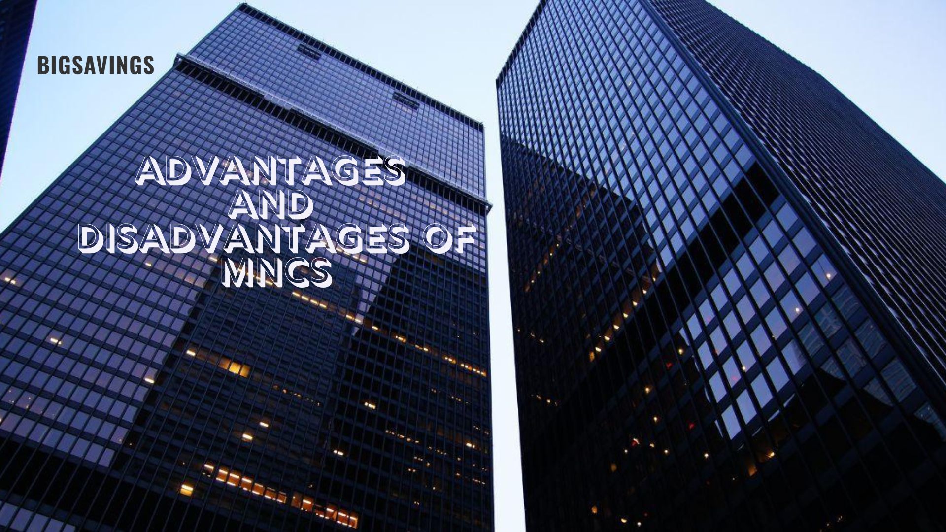 Advantages and Disadvantages of MNCs